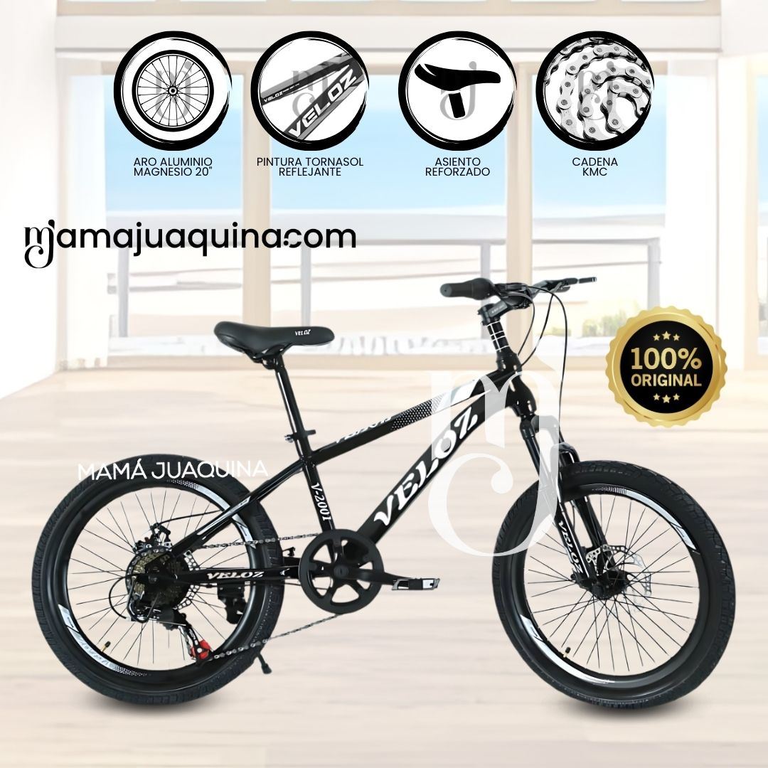 Bicicleta Para Niño Aro 20 «PALMEIRA MIDDLE» Negro